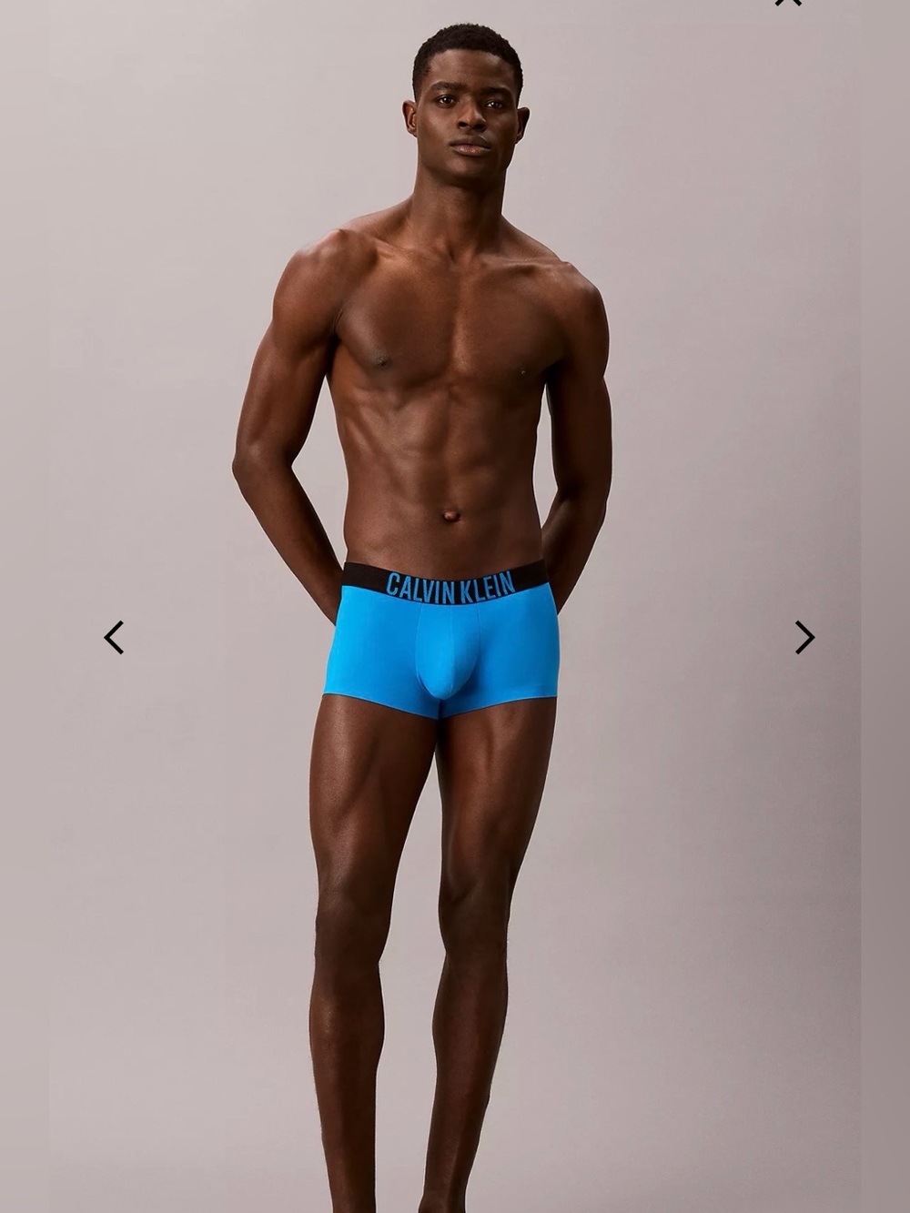 Calvin Klein  Men intense power motion  low rise trunks electric blue